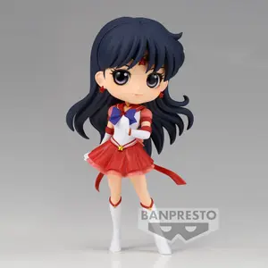 Child collector's figurine Banpresto Pretty Guardian Sailor Moon Cosmos the Movie Eternal Sailor Mars ver.B Q posket image-1