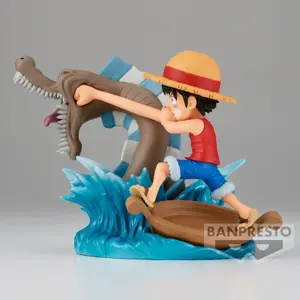 Estátua Banpresto One Piece Log Stories Monkey D Luffy vs Local Sea image-2