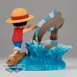 Estátua Banpresto One Piece Log Stories Monkey D Luffy vs Local Sea image-3