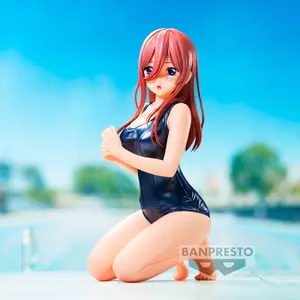 Figurine Banpresto The Quintessential Quintuplets Movie Celestial Vivi School Style Miku Nakano image-2