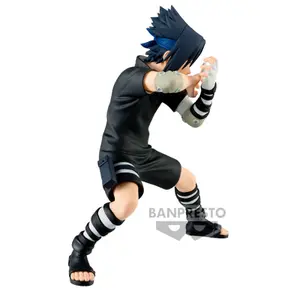 Estátua Banpresto Naruto Shippuden Vibration Star Sasuke Uchiha III image-2