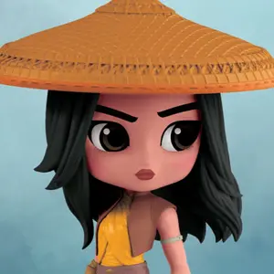 Figurine Banpresto Disney Q Posket Raya image-1