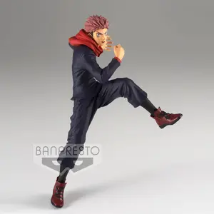 Pvc figurine Banpresto Jujutsu Kaisen King Of Artist Yuji Itadori image-0