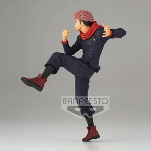 Pvc figurine Banpresto Jujutsu Kaisen King Of Artist Yuji Itadori image-2
