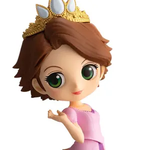 Figurine Banpresto Q posket -Rapunzel・Honey Lemon・Tiana - (A:Rapunzel) image-1
