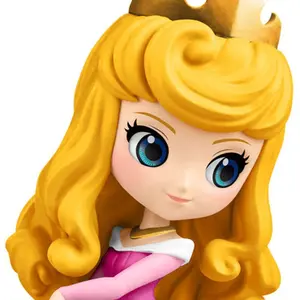 Figurine Banpresto Q posket - Alice･Princess Aurora･Flynn Rider (B:Princess Aurora) image-1