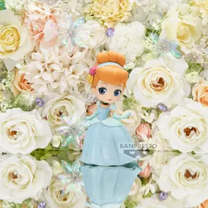 Figurine Banpresto Q posket Disney Characters Flower Style -Cinderella-(Ver.A) image-4