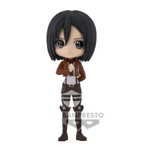 Figurine Banpresto Attack On Titan Q Posket - Mikasa Ackerman (Ver.A) image-0