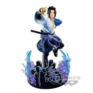 Figurina Banpresto Naruto Shippuden Vibration Stars-Uchiha Sasuke-Special Ver image-0