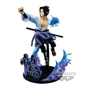 Figurina Banpresto Naruto Shippuden Vibration Stars-Uchiha Sasuke-Special Ver image-1