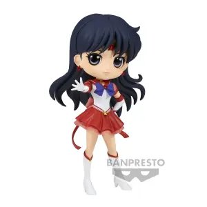 Figurine Banpresto Pretty Guardian Sailor Moon Cosmos The Movie - Q Posket - Eternal Sailor Mars Ver.A image-0