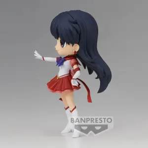 Figurine Banpresto Pretty Guardian Sailor Moon Cosmos The Movie - Q Posket - Eternal Sailor Mars Ver.A image-2