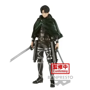 Figurine Banpresto Attack On Titan The Final Season - Special 10th Anniversary Ver. Levi (Special Version Of Bp18813p) image-0