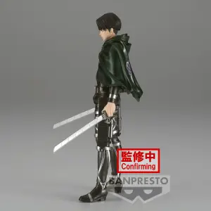 Figurine Banpresto Attack On Titan The Final Season - Special 10th Anniversary Ver. Levi (Special Version Of Bp18813p) image-2