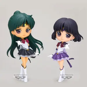 Figurine Banpresto Sailor Moon Cosmos The Movie Q Posket - Eternal Sailor Pluto Ver.a image-4