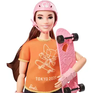 Olympische Skateboard-Puppe Barbie image-2