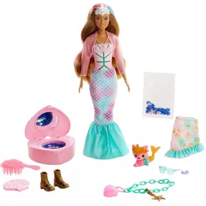 Puppe + 25 Überraschungen Barbie