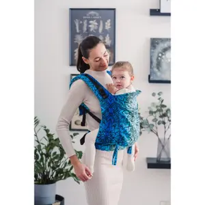 Porta-bebés clássico de lã Be Lenka Mandala Day image-1