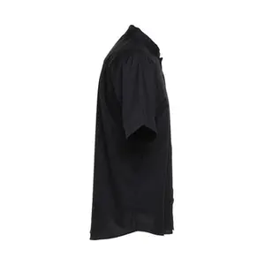 Camisa de manga corta a medida con cuello mao Bargear image-3