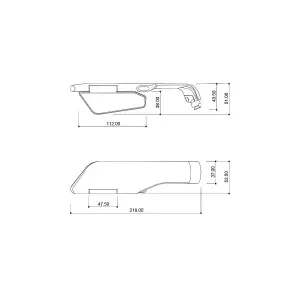 Motorcycle mirror Barracuda Skin Air Naked (x2) image-5