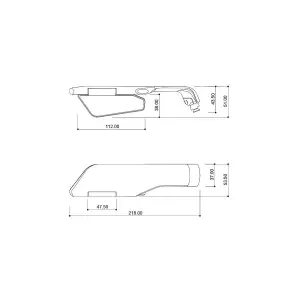 Motorcycle mirror Barracuda Skin Air Racing (x2) image-6
