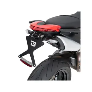 Soporte de matrícula de moto para intermitentes de origen Barracuda Ducati Hypermotard 950 image-0