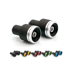 Paire d'embouts de guidon moto Barracuda B-lux image-0