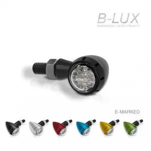 Pair of motorcycle led indicators Barracuda S-Led3 B-Lux image-1