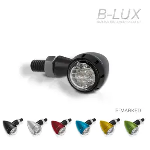 Pair of motorcycle led indicators Barracuda S-Led3 B-Lux image-0