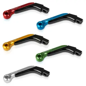 Pair of aluminum motorcycle brake levers Barracuda image-0