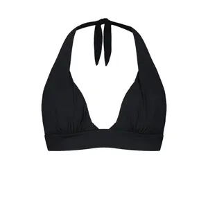 Parte de arriba de bikini en triángulo para mujer Barts Solid image-0