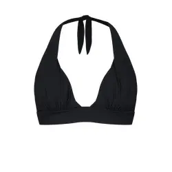 Parte de arriba de bikini en triángulo para mujer Barts Solid image-3