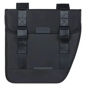 Waterproof polyester bike carrier bag with reflective touring feature Basil (x2) image-4