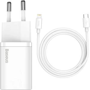 Chargeur secteur USB C vers lightning 1 port Baseus Super Si