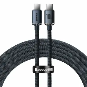 Kabel do szybkiego ładowania 100W usb-c/type-c Baseus Crystal Shine series