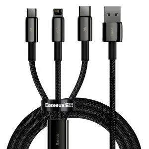 Universal-USB-Kabel 3-in-1 (Typ C / Lightning / Micro-USB) 3.5a Baseus Tungsten