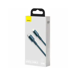 Cable de carga rápida trenzado de alta densidad lightning/usb-c Baseus PD 20 W image-1