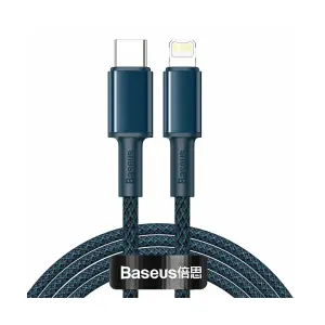 Cable de carga rápida trenzado de alta densidad lightning/usb-c Baseus PD 20 W