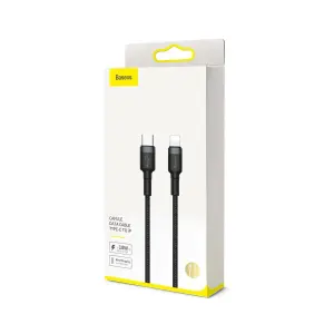 Câble Lightning/USB-C durable nylon braided QC3.0 18W Baseus Cafule image-4
