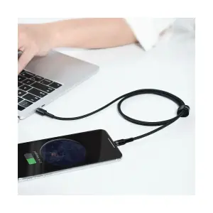 Câble Lightning/USB-C durable nylon braided QC3.0 18W Baseus Cafule image-1