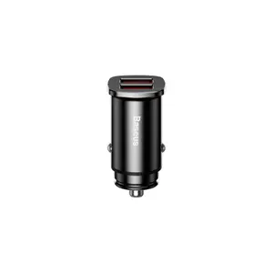 Kwadratowa metalowa ładowarka samochodowa a + a Baseus Dual QC3.0 SCP.AFC image-3