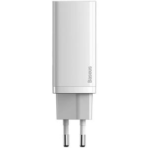 Adaptateur secteur 1x port USB-A + 1x port USB-C 65W Baseus GaN2 Lite image-1