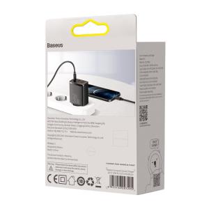 Chargeur rapide de voyage compact U+U+C PD3.0 QC 3.0 Baseus image-4