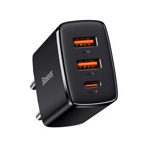 Chargeur rapide de voyage compact U+U+C PD3.0 QC 3.0 Baseus image-2