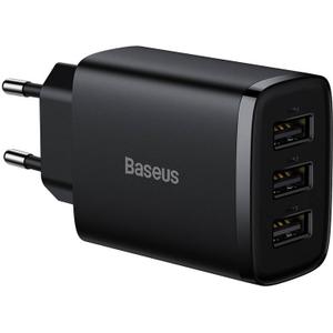 Adaptateur secteur 3x ports USB-A 17 W Baseus Compact