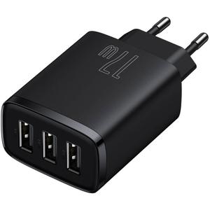 Adaptateur secteur 3x ports USB-A 17 W Baseus Compact image-1