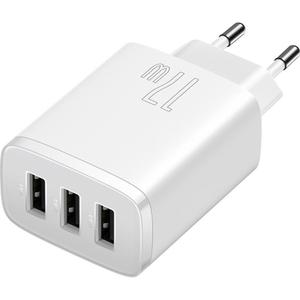 Adaptateur secteur 3x ports USB-A 17 W Baseus Compact image-1