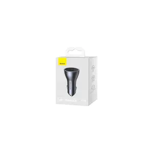 Carregador de 2 portas usb-c para automóvel Baseus Golden Contactor Pro