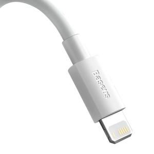 Câbles Lightning/USB 2.4A Baseus Simple Wisdom (x2) image-1