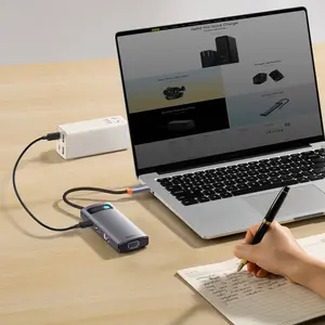 7 in 1 docking station portatile usb-c 3.0 Baseus StarJoy image-4